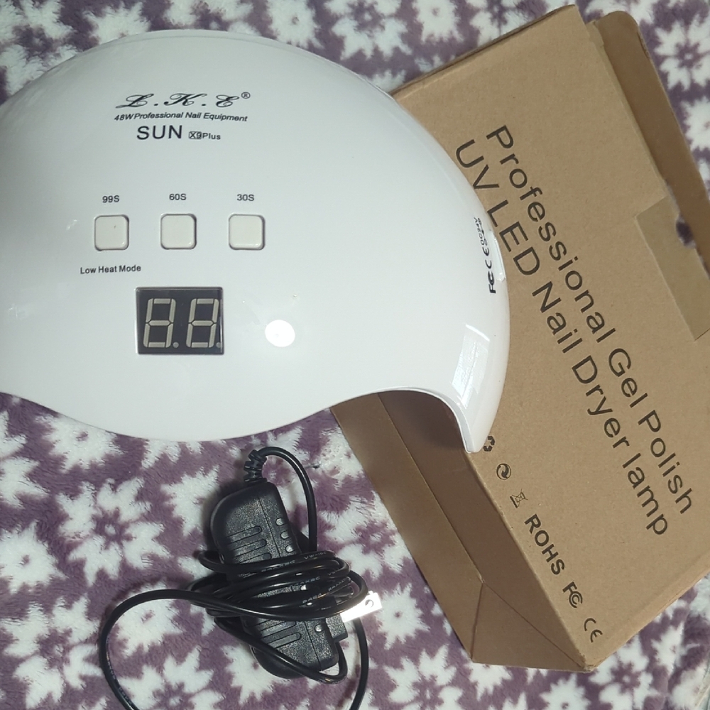 White LED Nail UV Lamp For Gel Nails